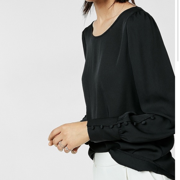 COPY - Express Puff Sleeve-Cuff Top - Picture 2 of 4